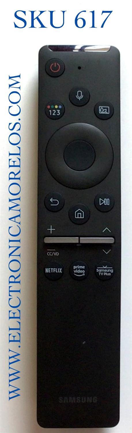 CONTROL REMOTO ORIGINAL NUEVO  PARA TV SAMSUNG SMART TV CON COMANDO DE VOZ / NUMERO DE PARTE  BN59-01329A / MODELOS QN49Q80TAFXZA / QN50Q80TAFXZA / QN55Q70TAFXZA / QN65Q70TAFXZA / QN75Q70TAFXZA / QN82Q70TAFXZA
